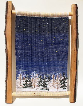 冬の星座　縦55㎝　横40㎝