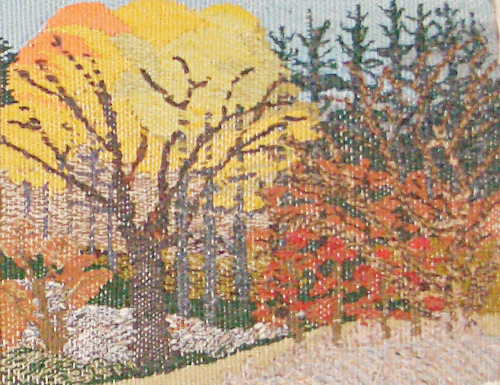 里山の秋　縦32㎝　横38㎝