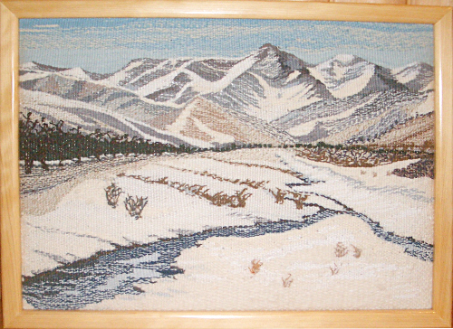 待ち遠しい春　縦45㎝　横60㎝