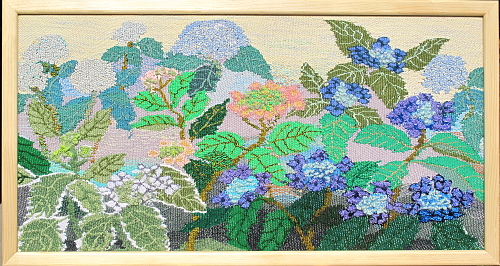 アジサイ　縦50㎝　横100㎝